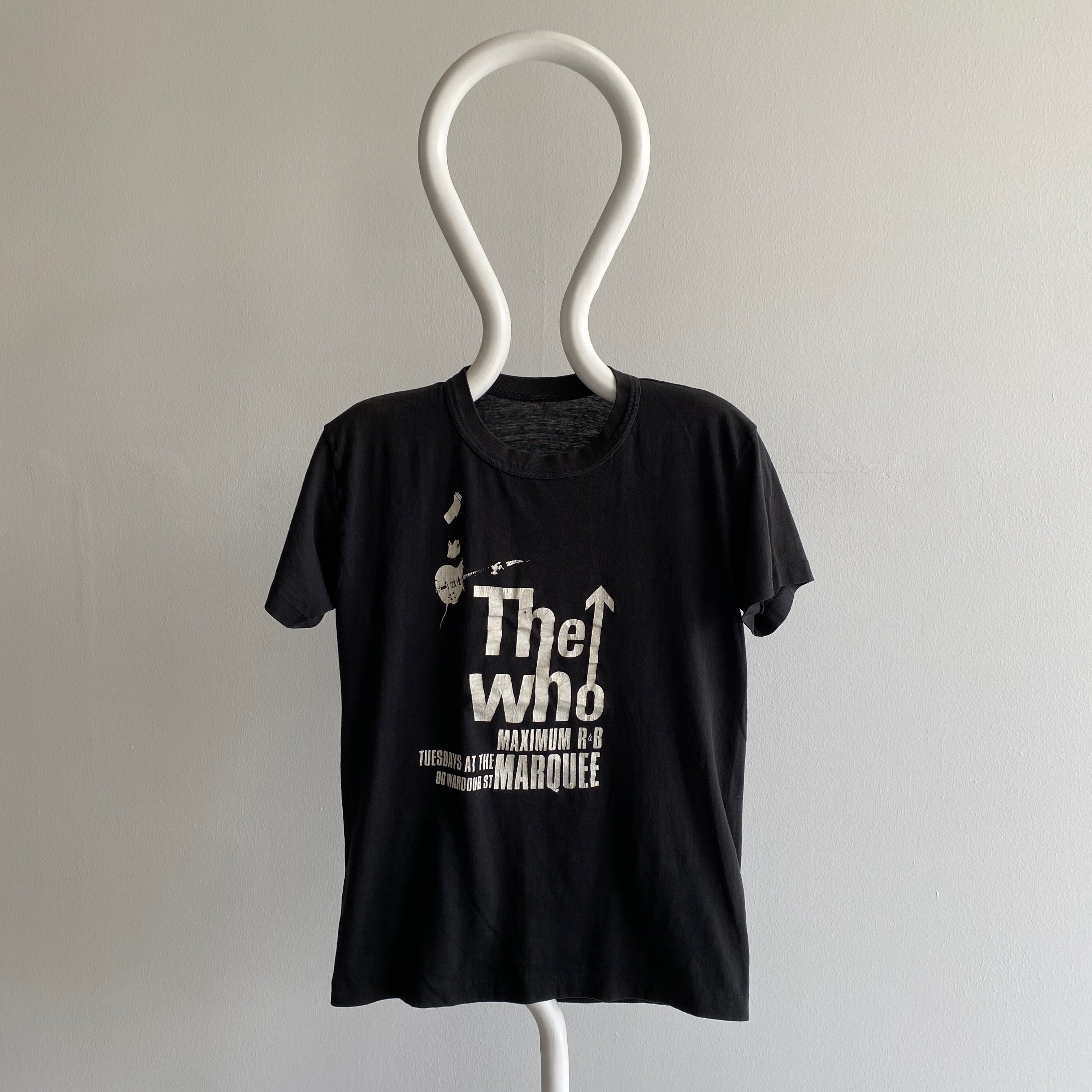 1970s The Who Maximum R&B Thin Rolled Neck T-Shirt - OMGooodness