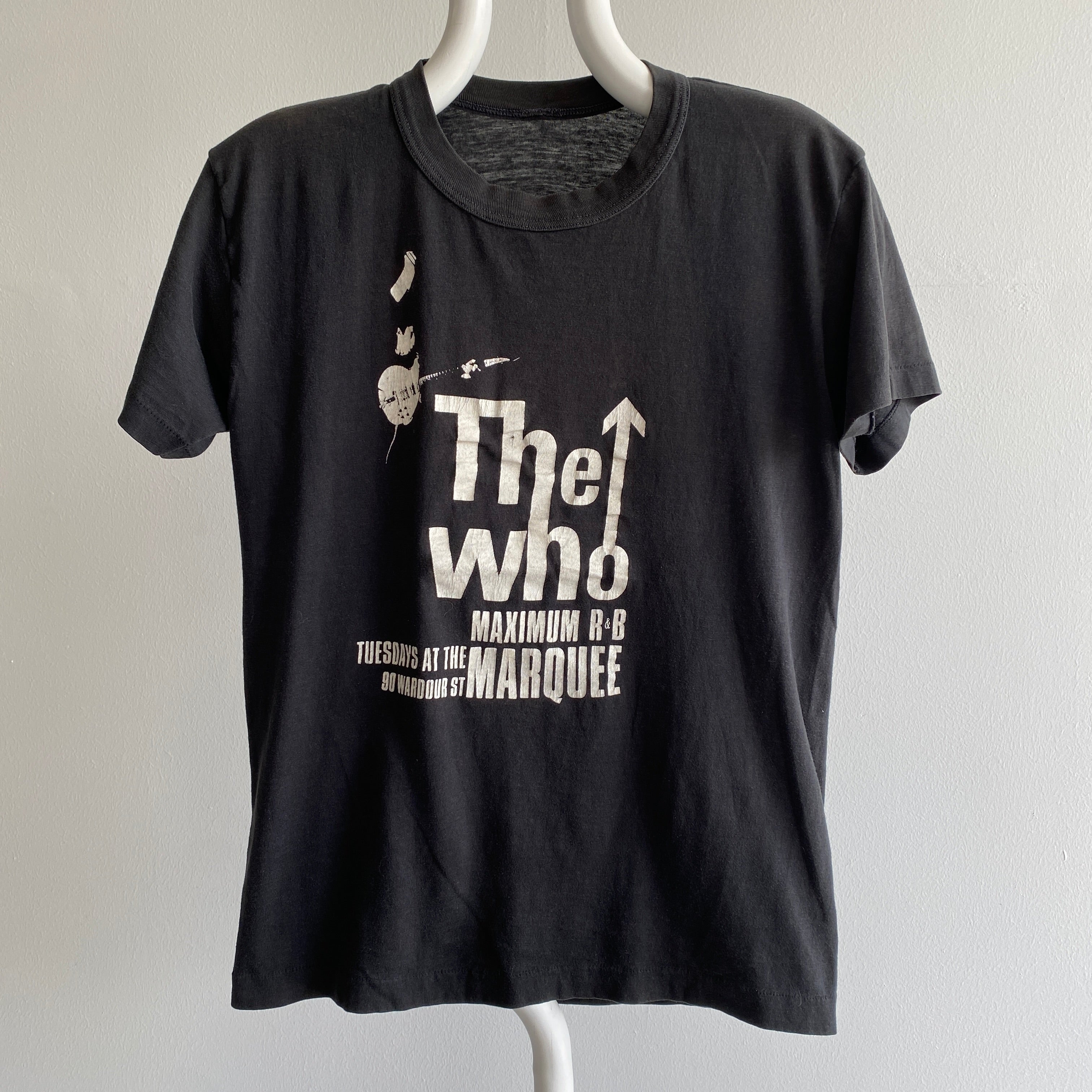 T-shirt à col roulé mince The Who Maximum R&B des années 1970 - OMGooodness