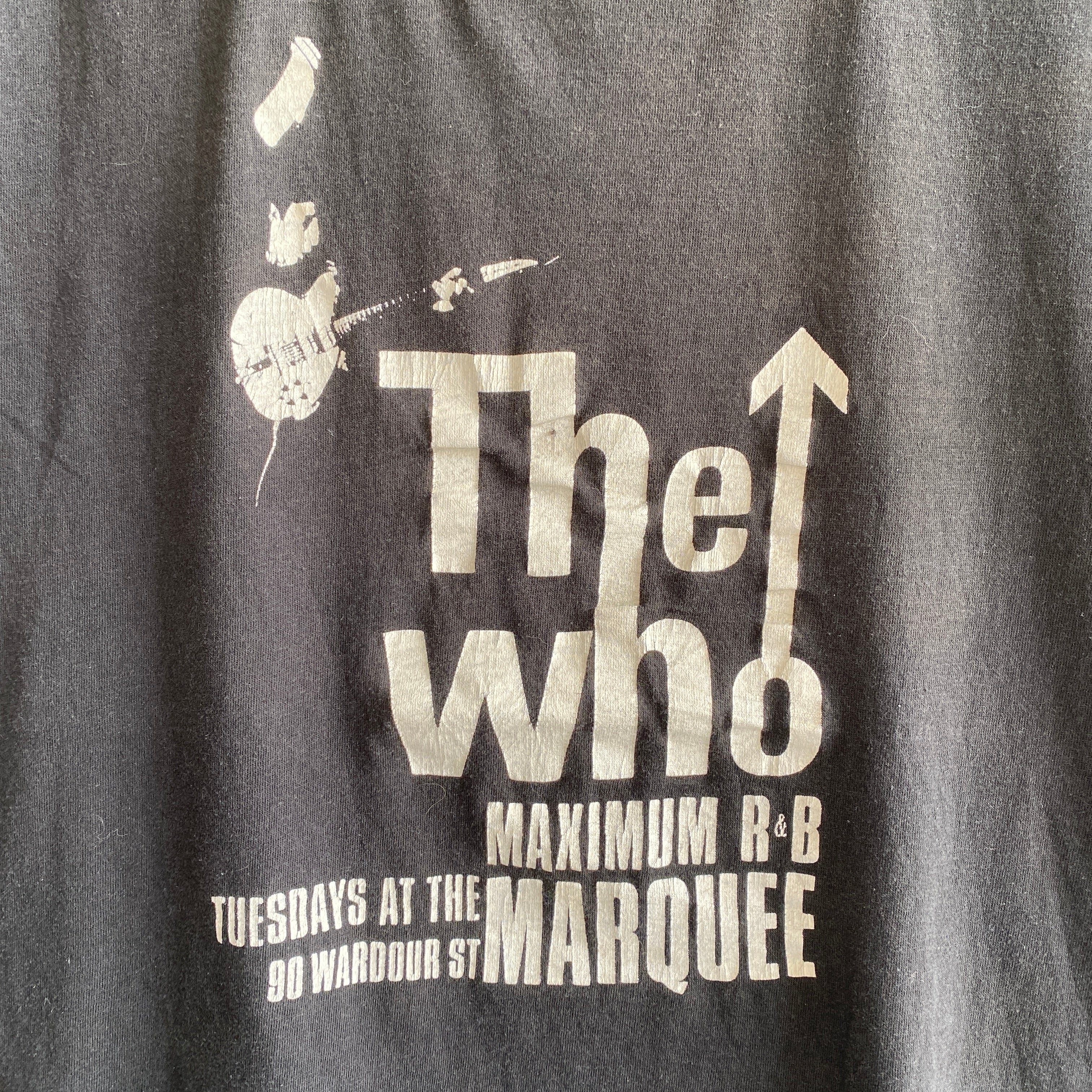 T-shirt à col roulé mince The Who Maximum R&B des années 1970 - OMGooodness