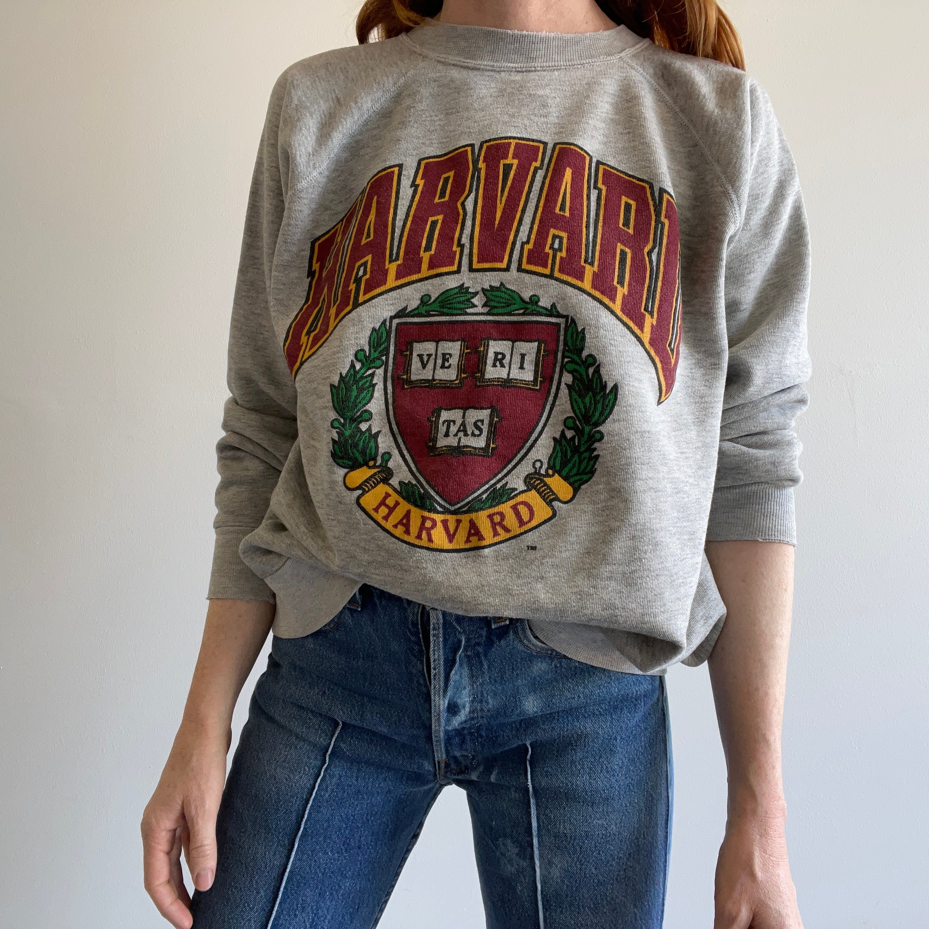 1980s Harvard Graphic Sweatshirt