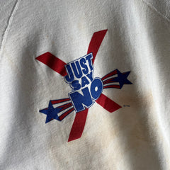 1986 Just Say No - Slogan sur la politique en matière de drogue de Nancy Regan - Sweat-shirt