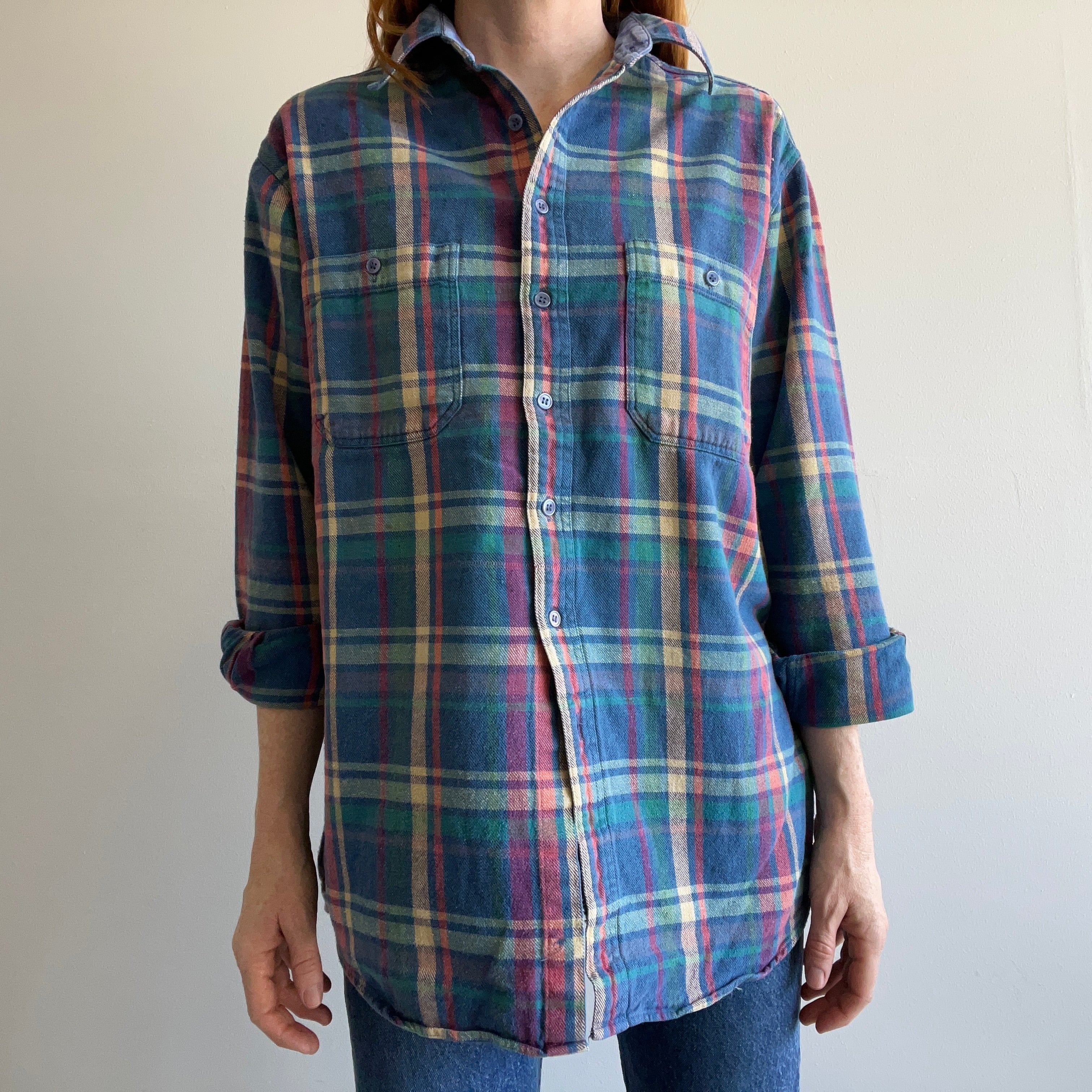 1980s European Cotton Flannel