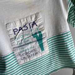 1980s CARE OF PASTA - PASTA STAINED CROP - OMFG!!!