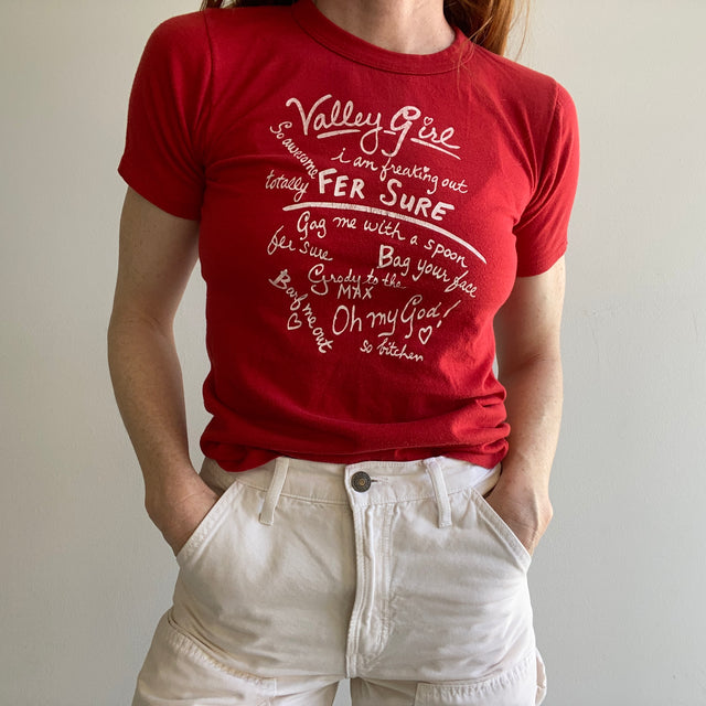 T-shirt Valley Girl Slang des années 1980 - Criez au 818 !!