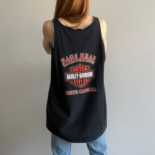 1990s Nags Head, North Carolina Harley Tank Top