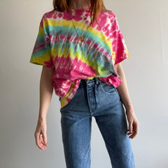 T-shirt 1980s Super Soft Screen Stars Larger Cotton Tie Dye