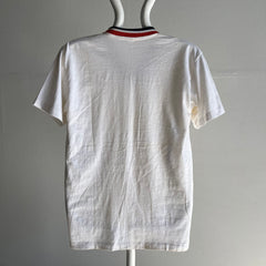 1970s Nicely Age Stained V-Neck T-Shirt