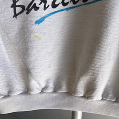 Sweat olympique de Barcelone 1992 - Fabriqué en Espagne - Taches