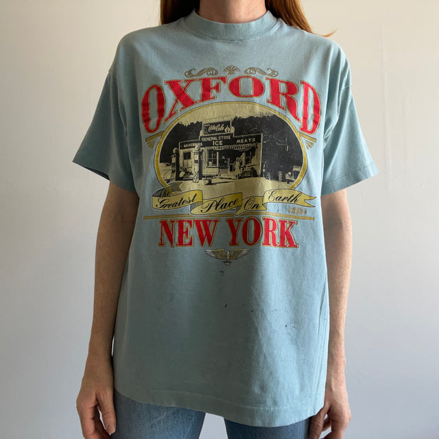 T-shirt touristique Oxford New York des années 1990