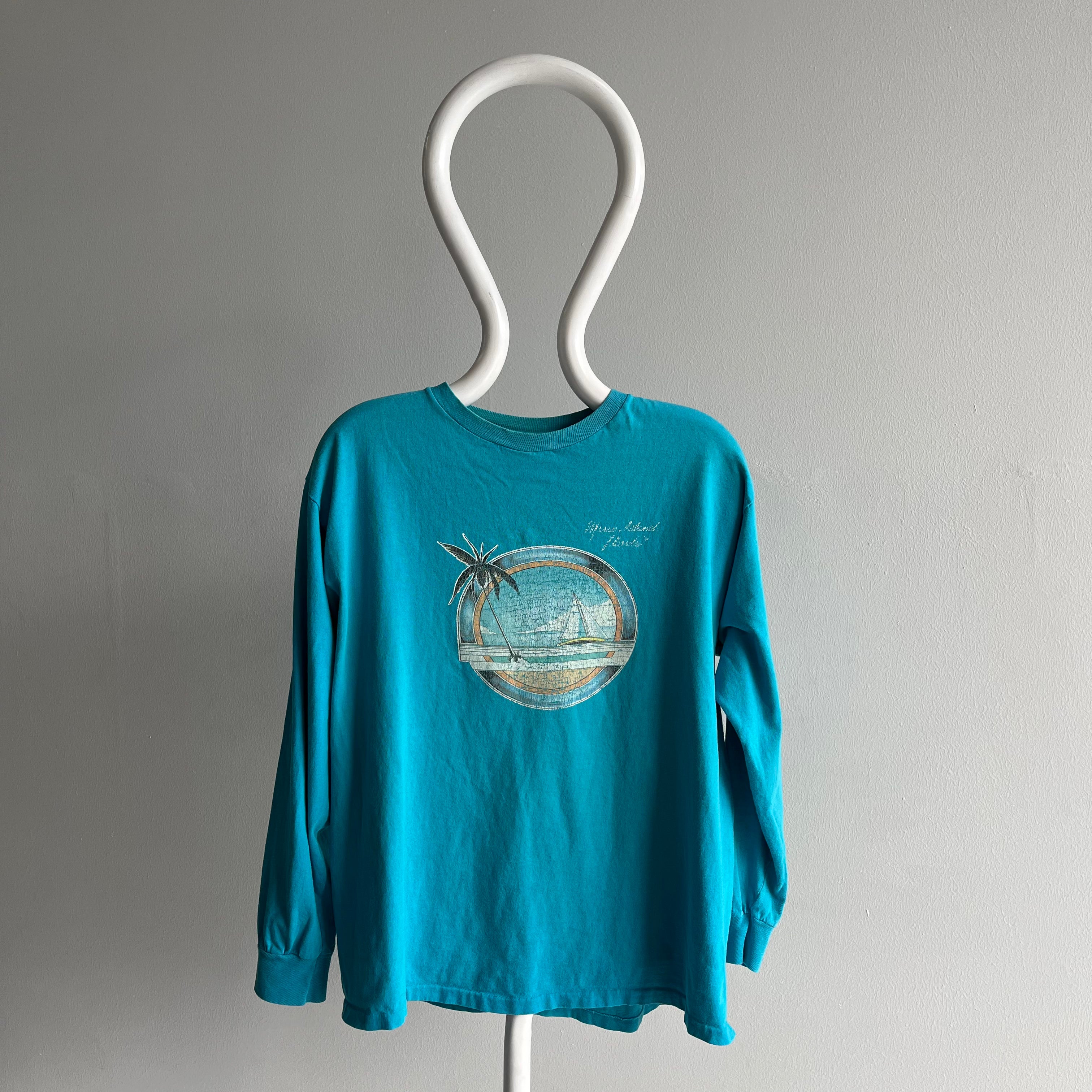 1980/90s Worn Out Marco Island Long Sleeve T-Shirt