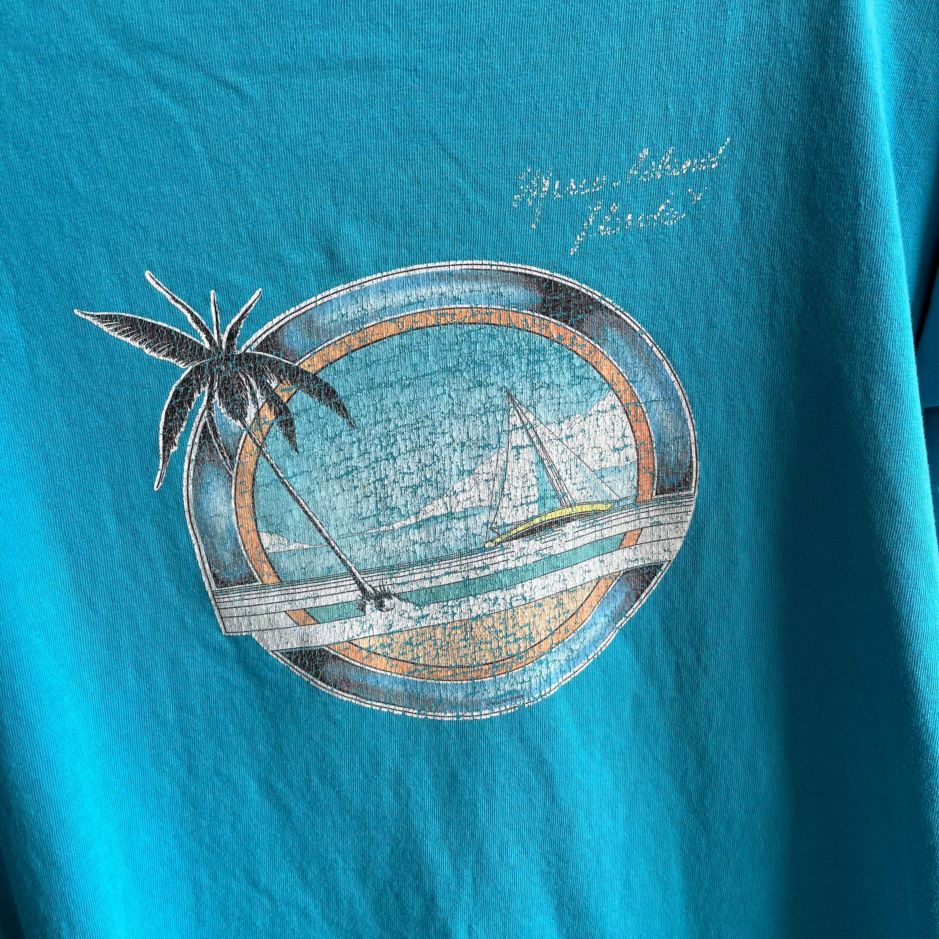 1980/90s Worn Out Marco Island Long Sleeve T-Shirt