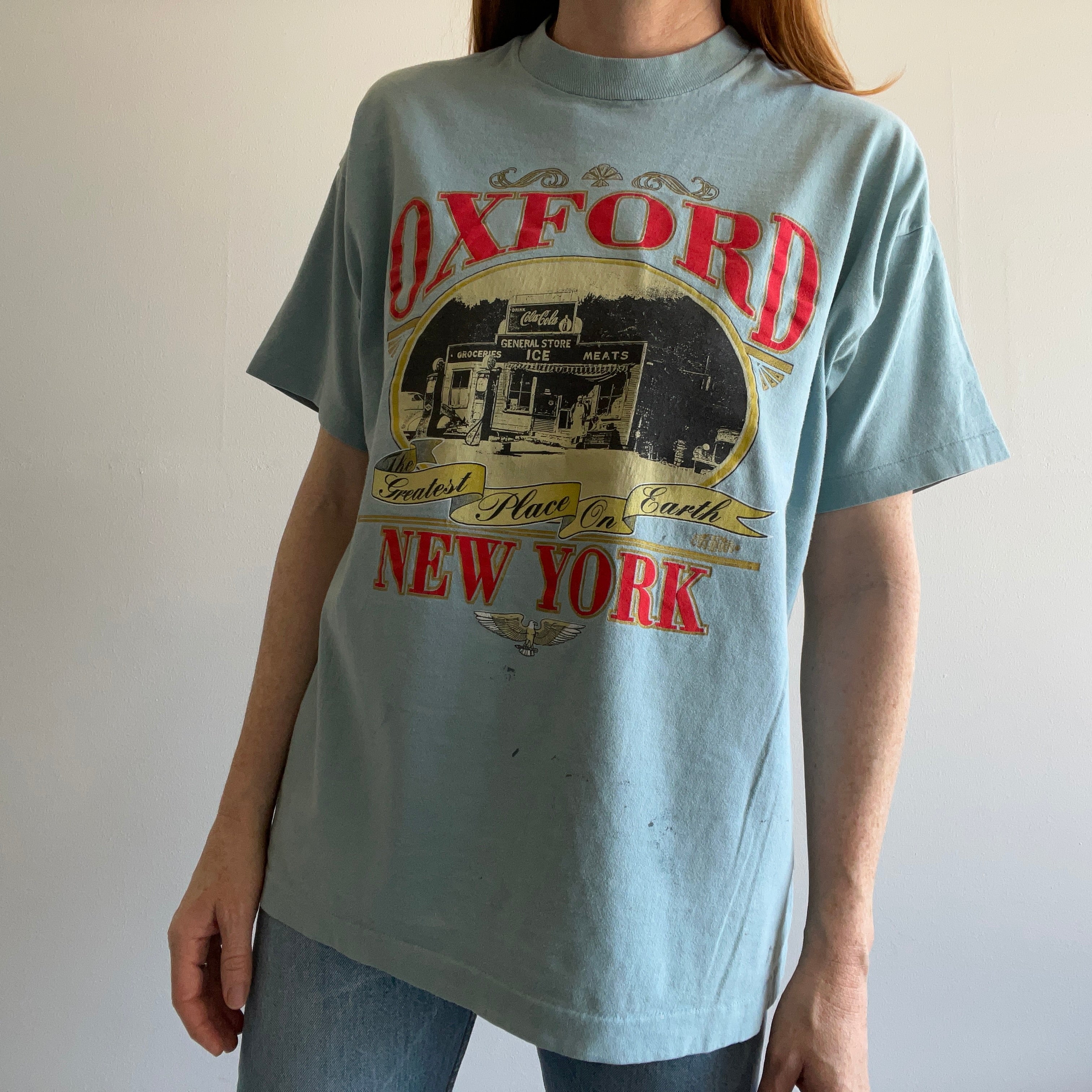1990s Oxford New York Tourist T-Shirt