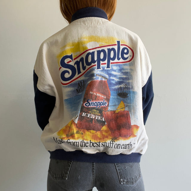 1990s Snapple Ice Tea Advertising Jacket - MADE IN USA - YES!