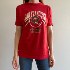 1970/80s USA Champion Brand San Francisco 49ers T-shirt à col roulé