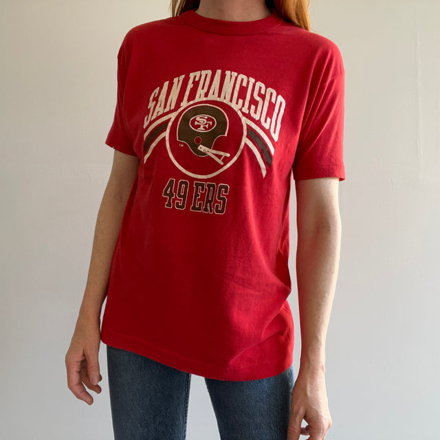 1970/80s USA Champion Brand San Francisco 49ers Rolled Neck T-Shirt