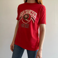 1970/80s USA Champion Brand San Francisco 49ers Rolled Neck T-Shirt