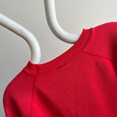 1980/90s Hanes Her Way Blank Red Slouchy Raglan