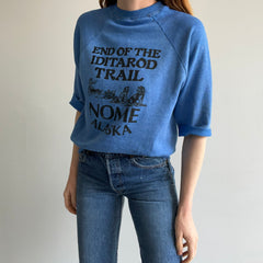 1970s End of the Iditarod Trail - Nome, Alaska - Front and Back Cut Sleeve Sweatshirt