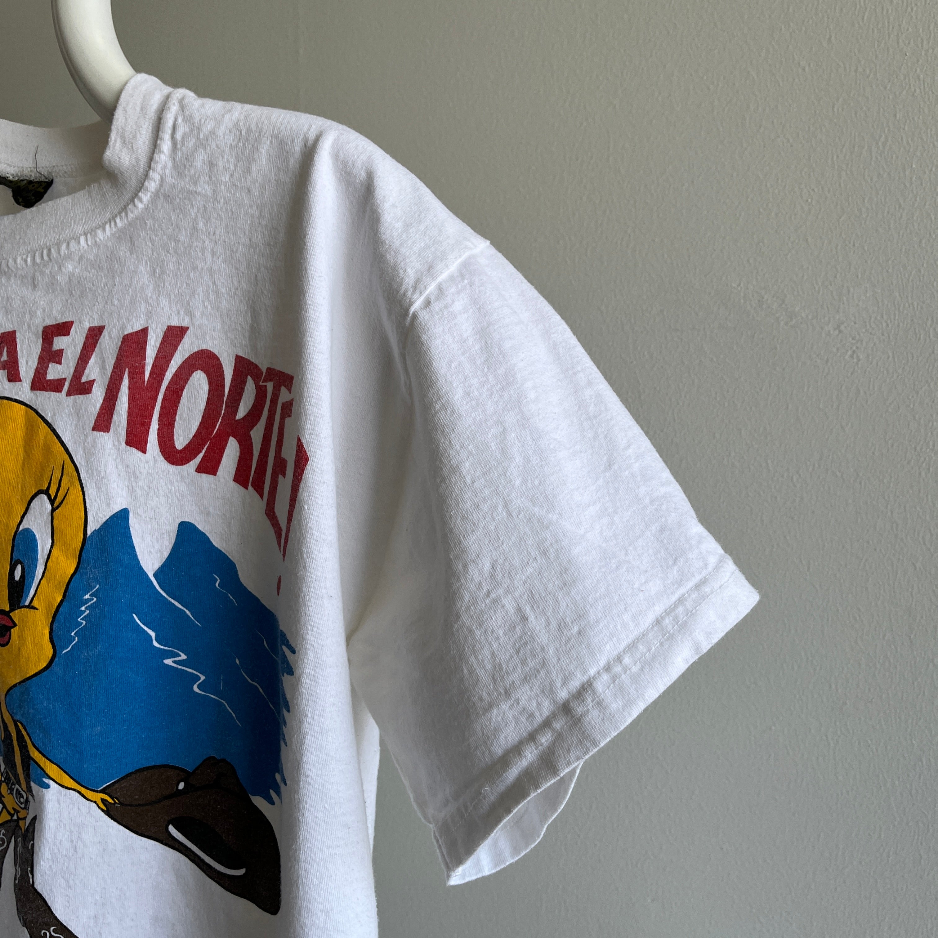 1980s Tweety Bird Tourist T-Shirt - Monterey, Mexico
