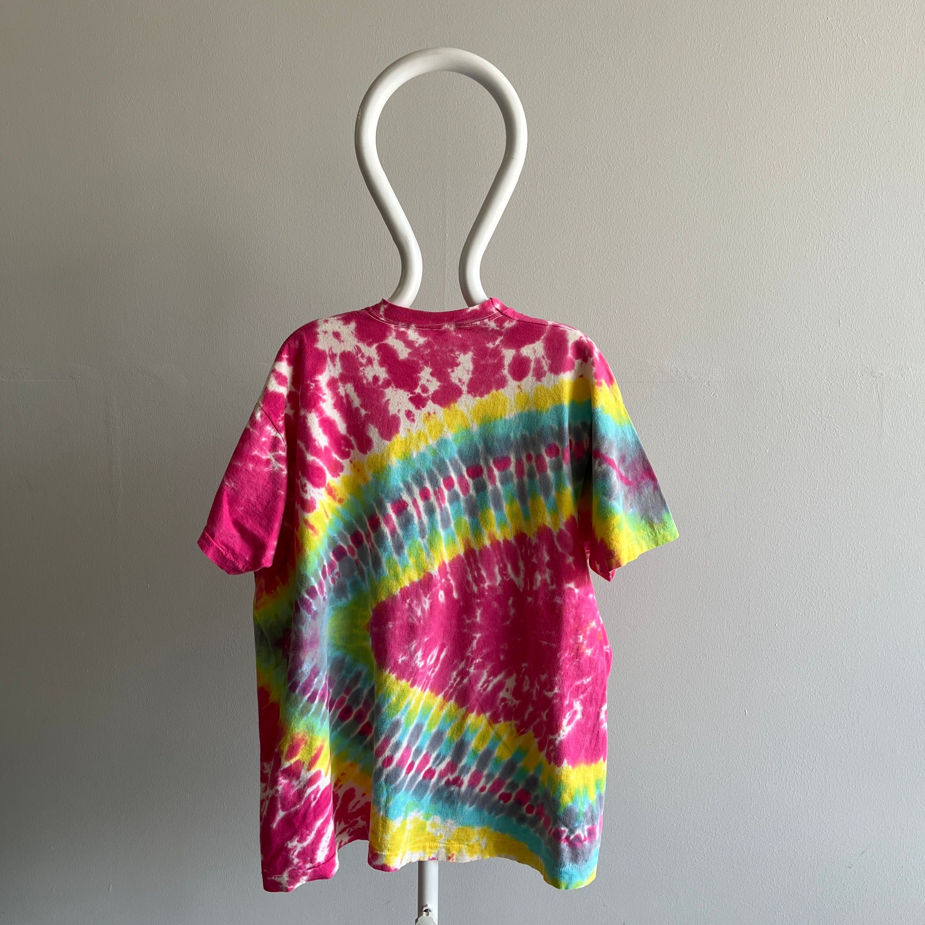 T-shirt 1980s Super Soft Screen Stars Larger Cotton Tie Dye