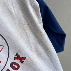 1980s Boston Red Soxs Rust Stained Baseball T-Shirt