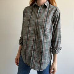 2000s L.L. Bean Plaid Cotton Shirt