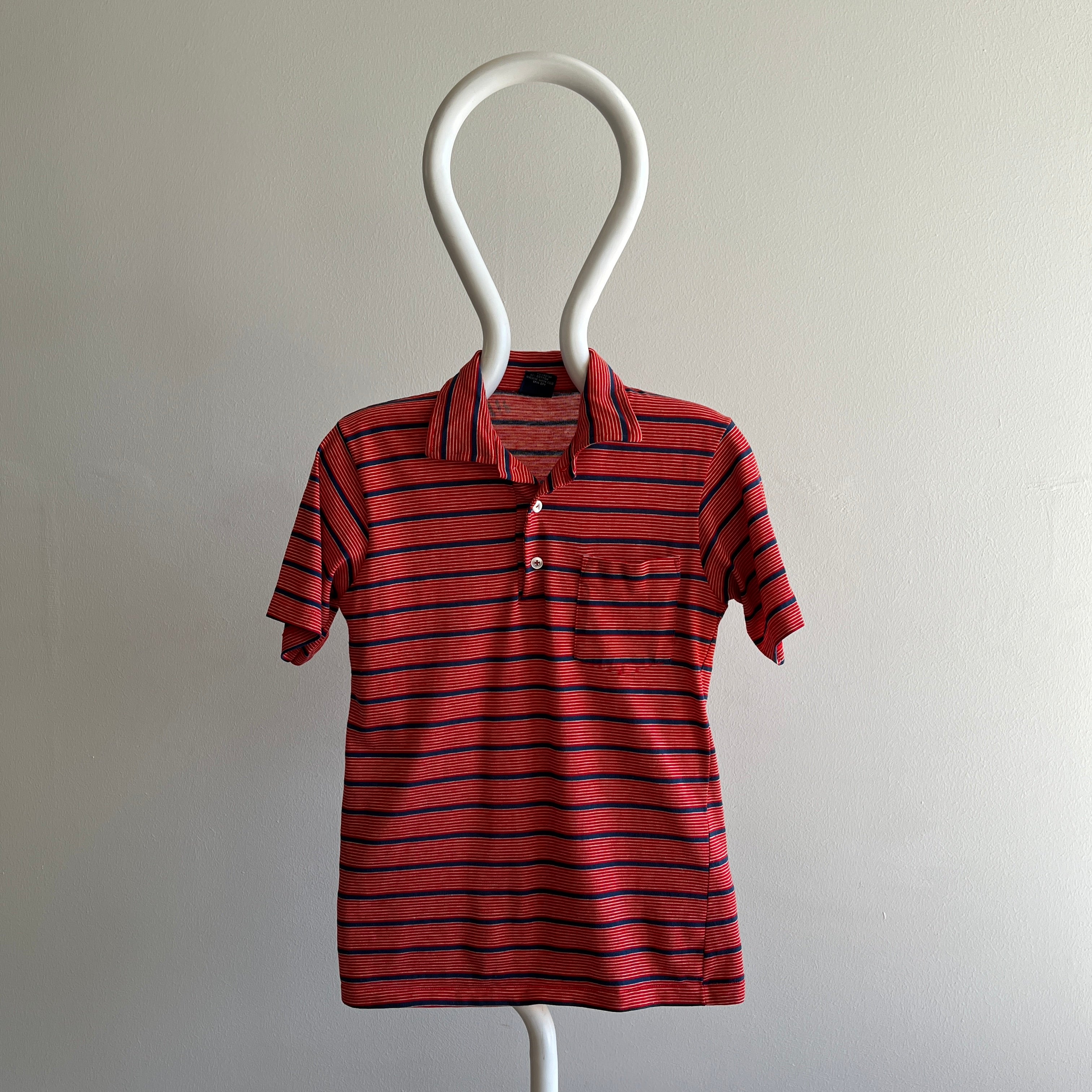 1970s Striped Polo T-Shirt