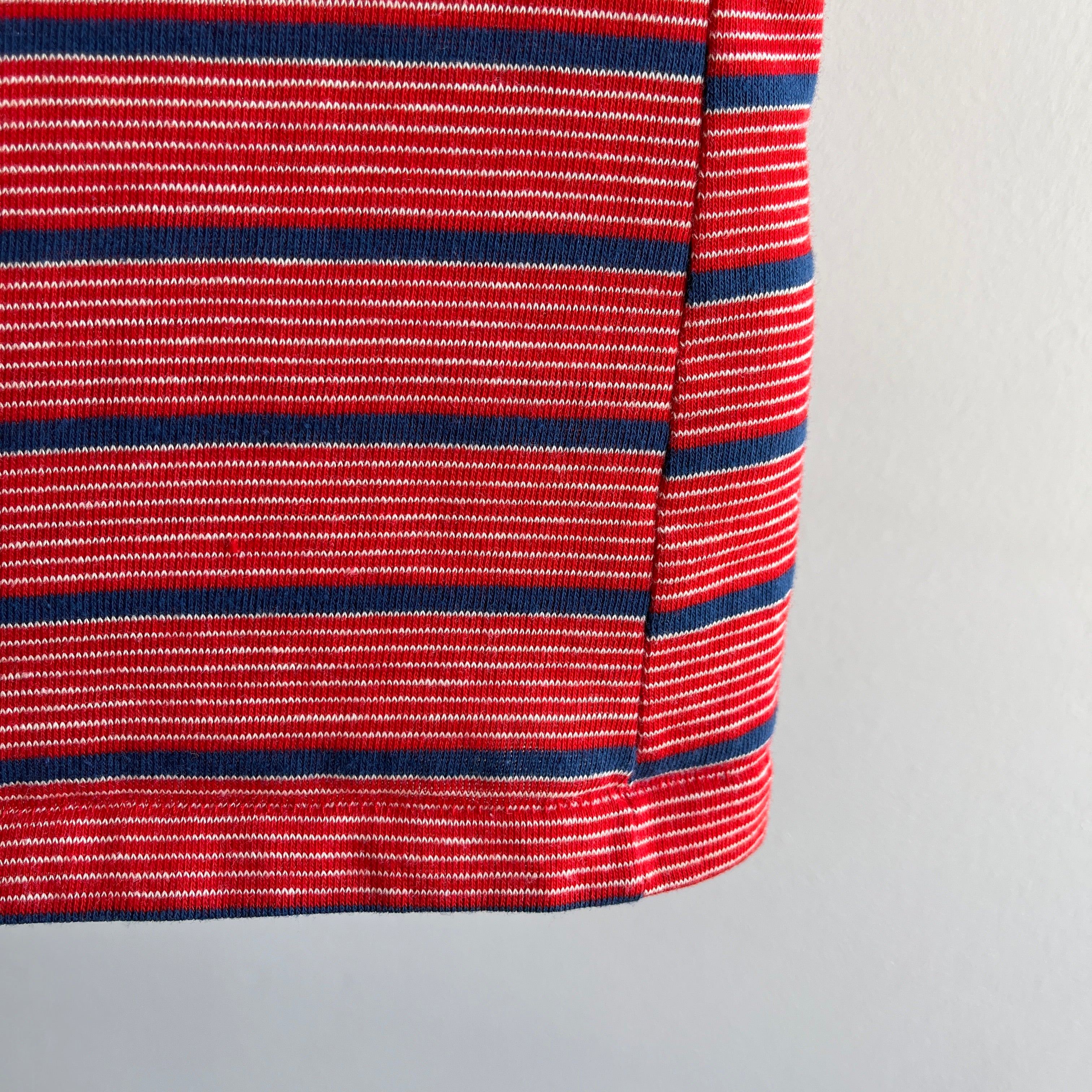 1970s Striped Polo T-Shirt