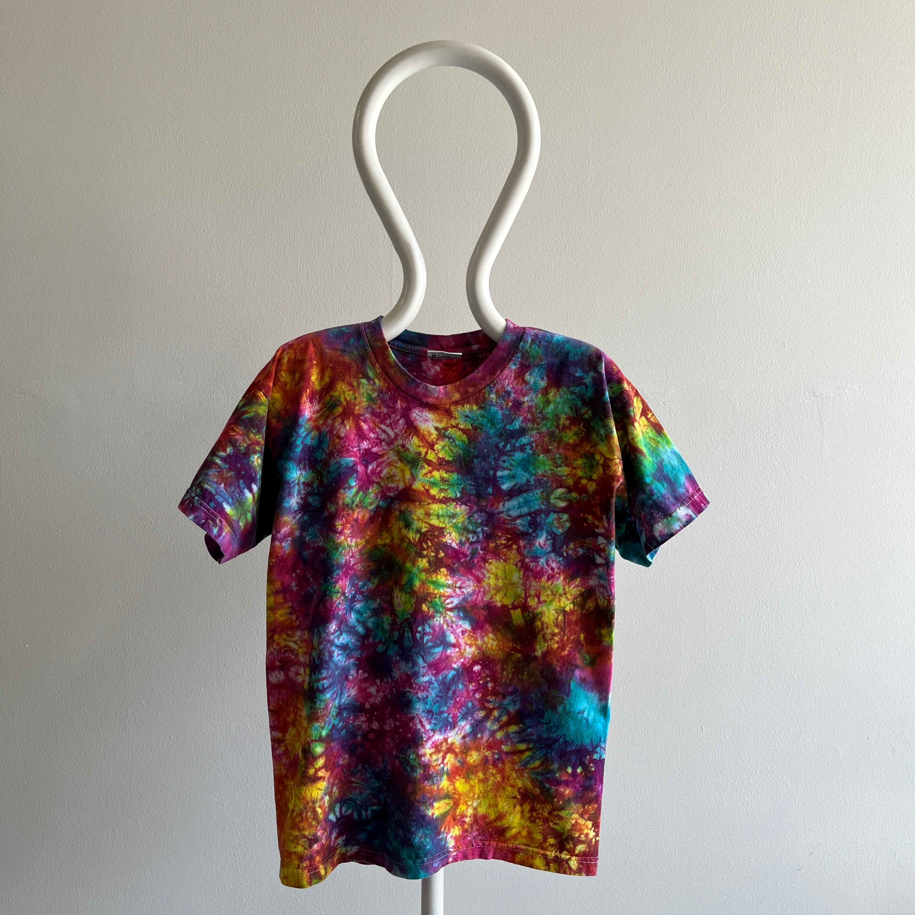 1990s Bayside Heavyweight Cotton USA Made Tie Dye T-Shirt