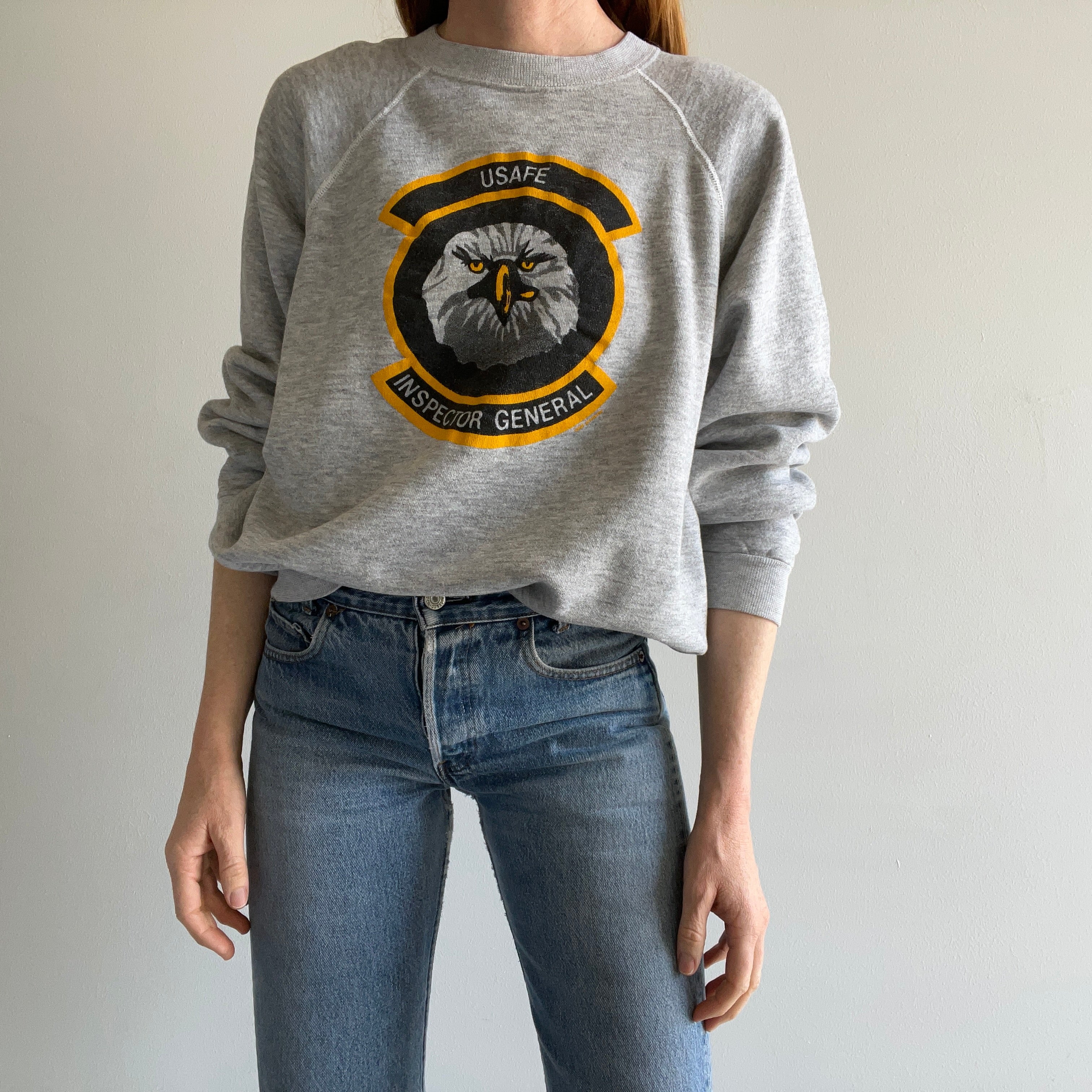 1980/90s US Air Force in Europe - USAFE - Inspector General Sweatshirt