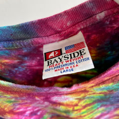 1990s Bayside Heavyweight Cotton USA Made Tie Dye T-Shirt