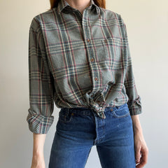 2000s L.L. Bean Plaid Cotton Shirt