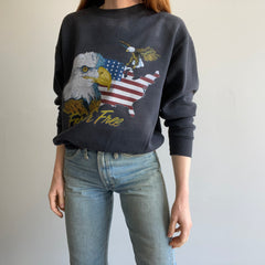 1990s Forever Free Eagle Sweatshirt