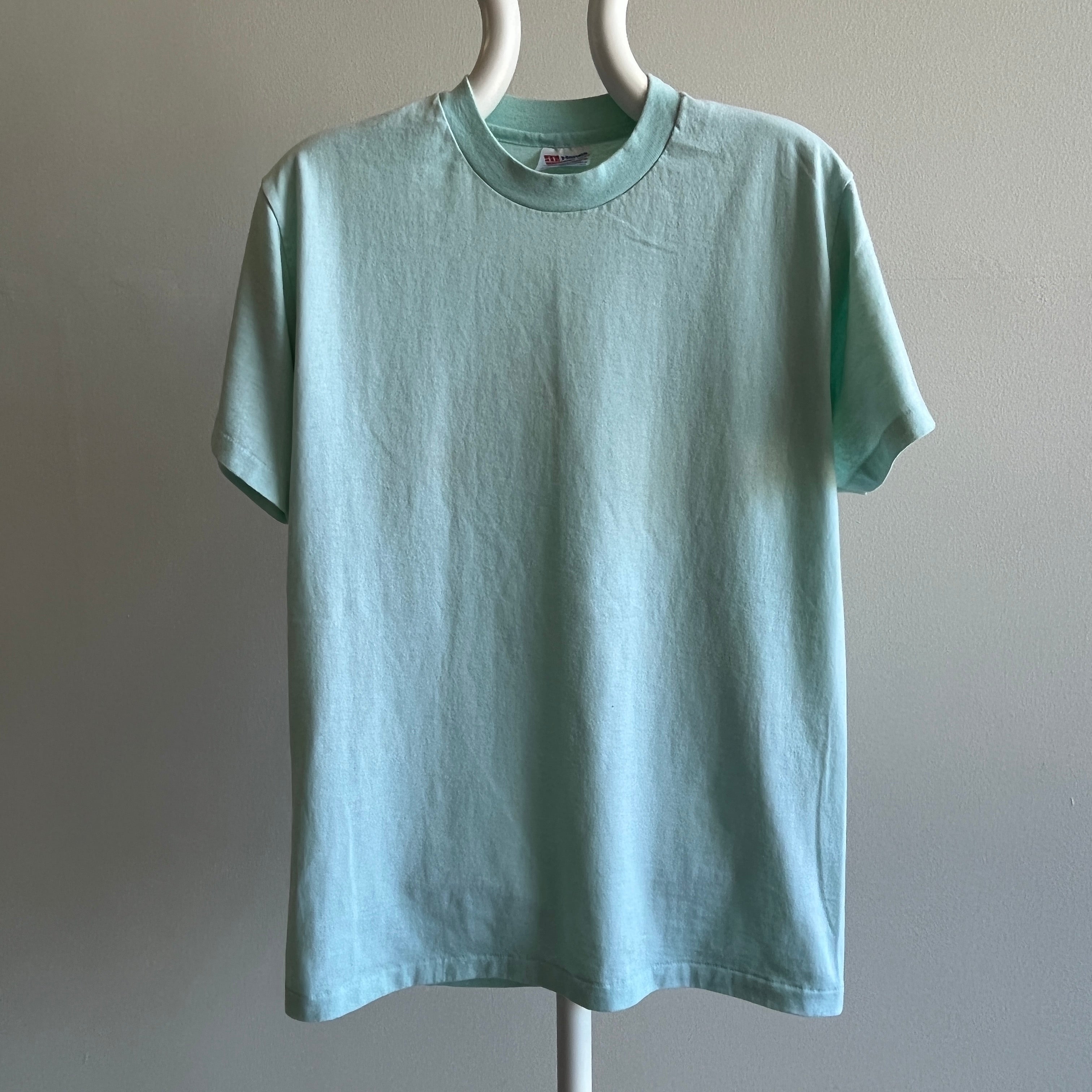1990s Sea Foam Green Single Stitch T-Shirt