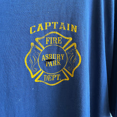 1990s Thrashed and Beat Up Asbury Park Fire Department T-Shirt