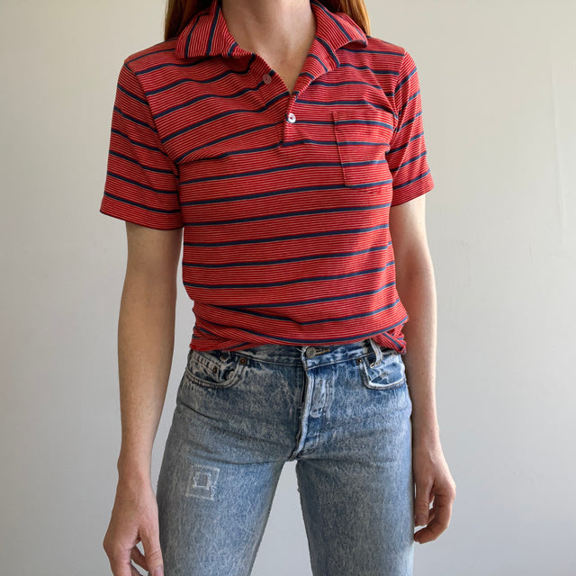 1970s Striped Polo T-Shirt