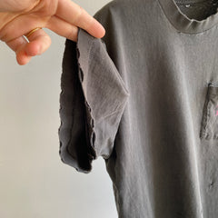 1980s Cadillac Jack's Ultra Faded and Beat Up Pocket Tee - The Backside Too!!