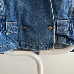 1990s Calvin Klein Denim Double Snap Denim Jacket