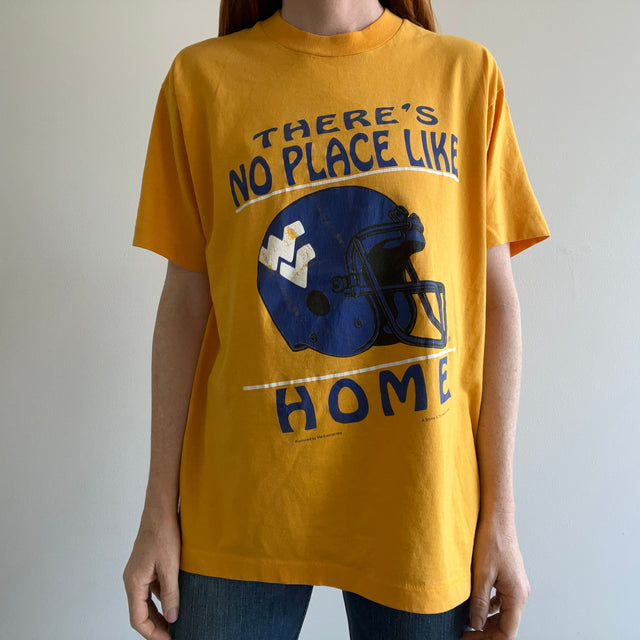 T-shirt de football Virginie-Occidentale des années 1980