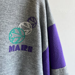 1980s Mars Color Block Sweatshirt