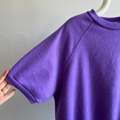 1990s Larger Purple Warm Up Sweatshirt