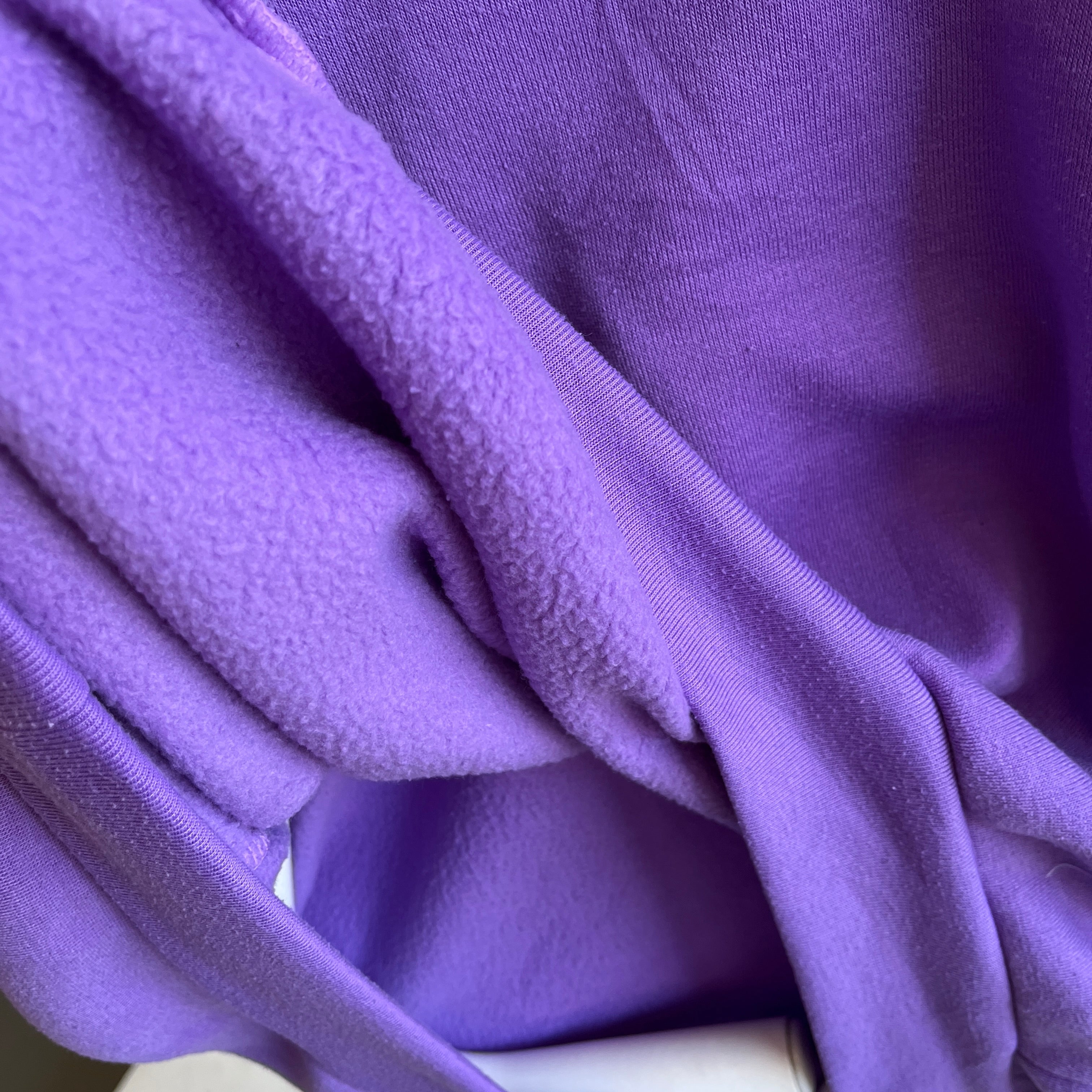 1990s Larger Purple Warm Up Sweatshirt