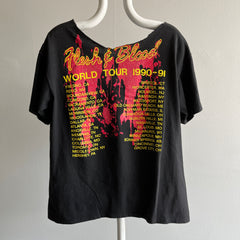 1990 Poison Cut Neck Re Print T-shirt