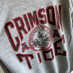 Sweat-shirt Crimson Tide de l'Université d'Alabama des années 1980 par FOTL