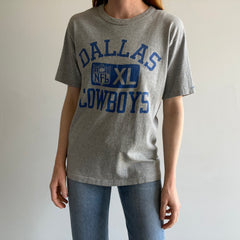 1980s Dallas Cowboys Cotton Rolled Neck T-Shirt