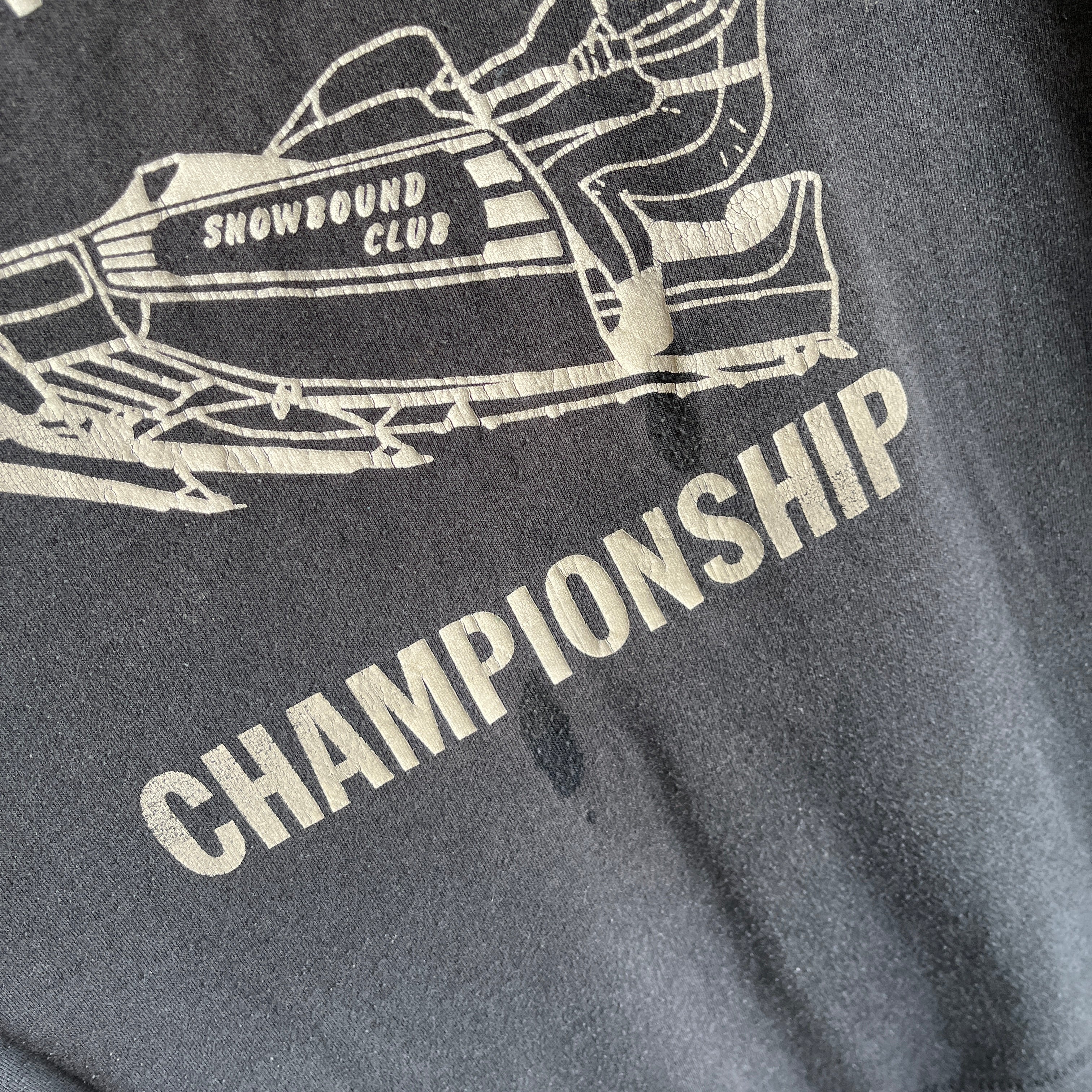 T-shirt Championnats de motoneige des années 1980 (début)