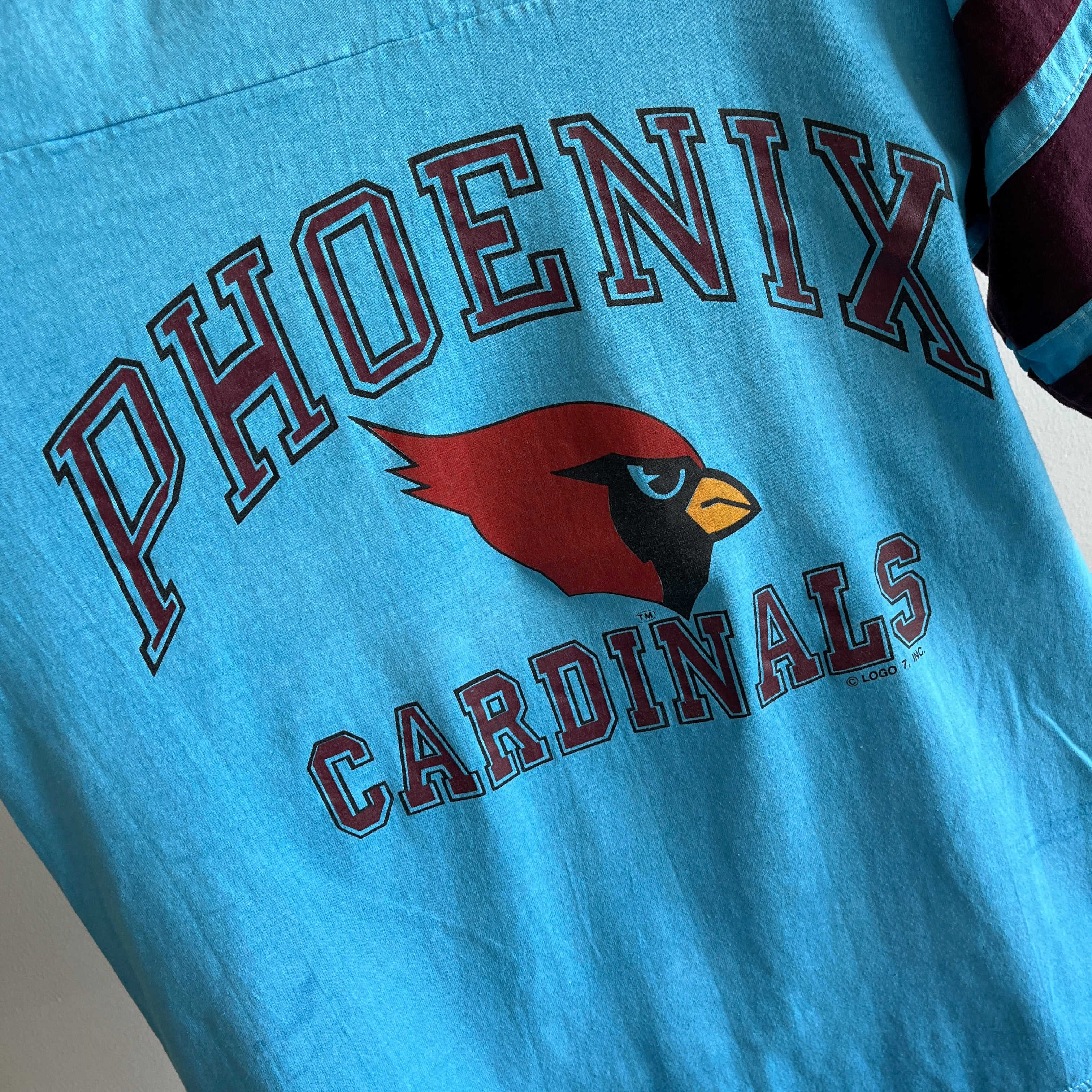 1990s ReDyed Phoenix Cardinals Football Style T-Shirt by Logo 7