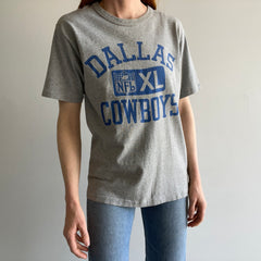 1980s Dallas Cowboys Cotton Rolled Neck T-Shirt