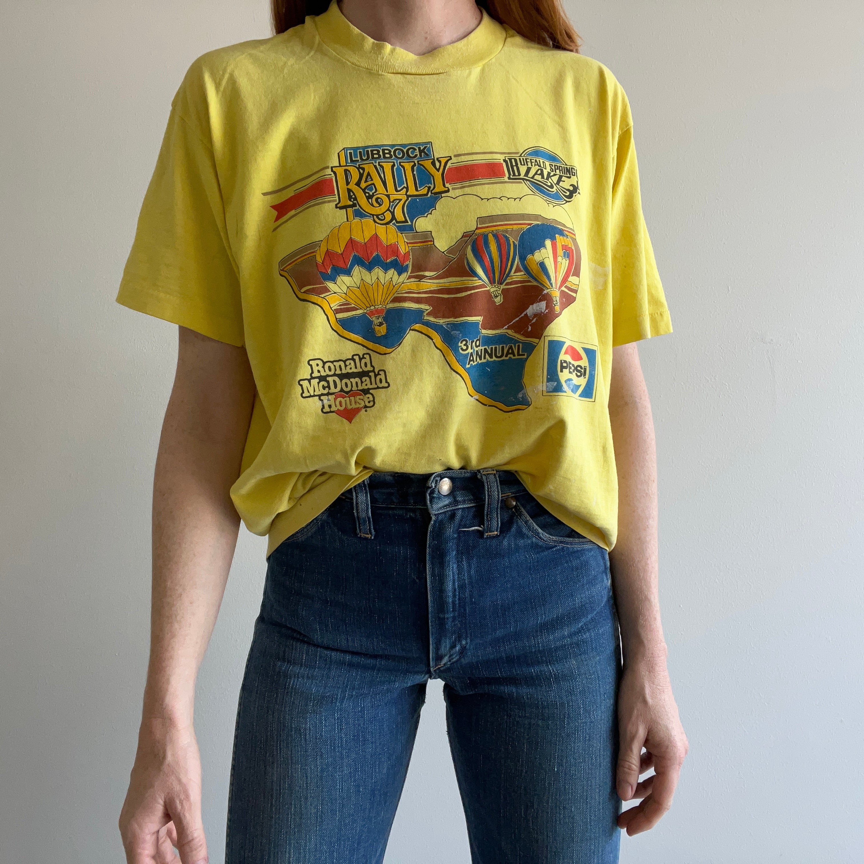 1987 Lubbock Rally Beat Up T-Shirt