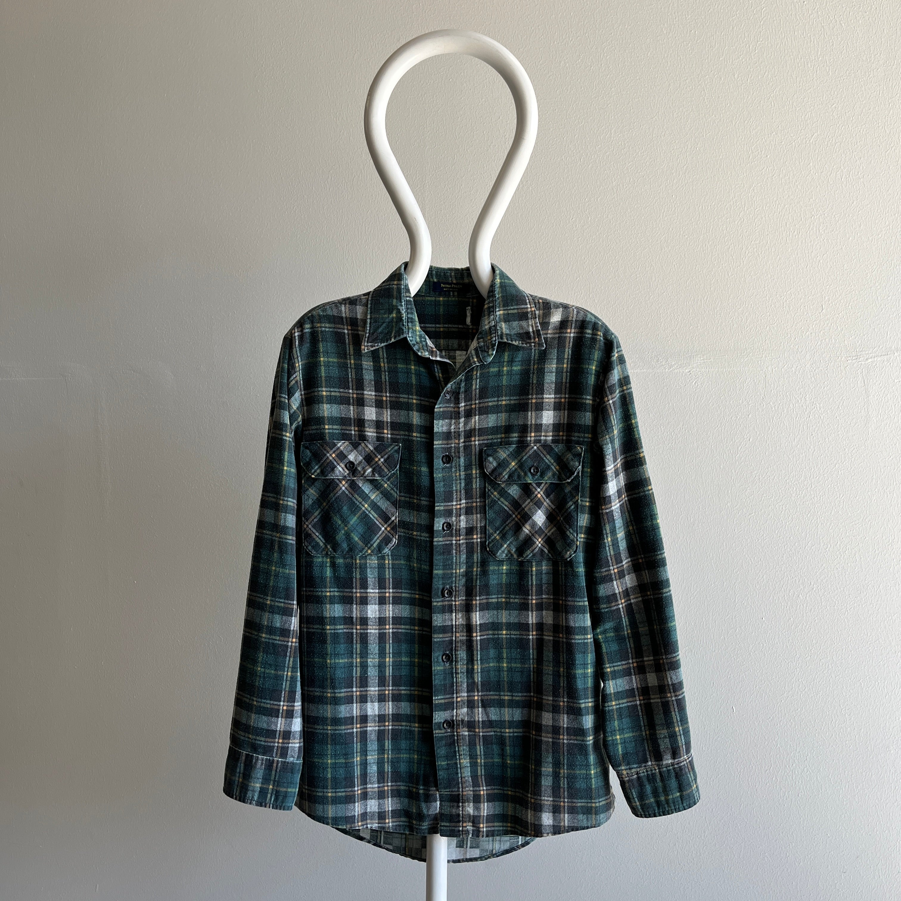 1980s LIghtweight Perma-Prest Cotton Flannel - THIS